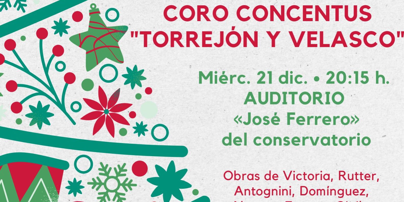 Concierto Navidad Coro Concentus Torrejón y Velasco