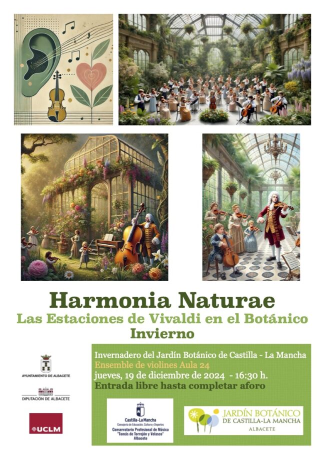 Cartel Jardín Botánico Diciembre 2024 – Juan Carlos Navarro